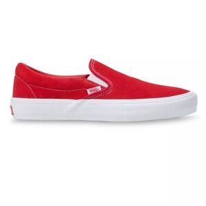 VANS Slip-On Pro Red Shoes Size Men 7 Wmn 9